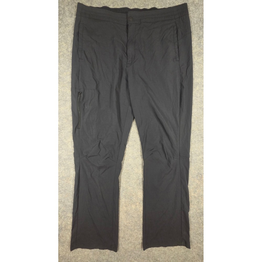 Columbia Omni-Shield Hiking Pants Black Plus Size 18W AW0154 Straight Leg